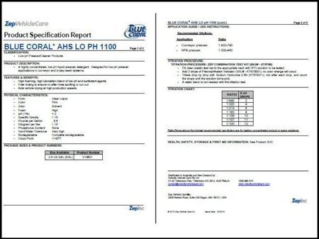 Car Wash Chemical Testing